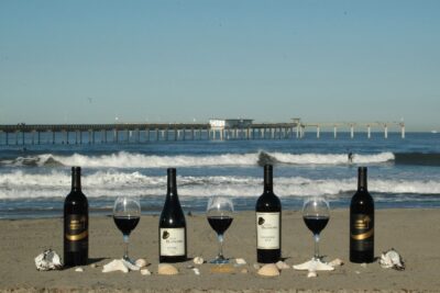 Gianni Buonomo Vintners bottles at Ocean Beach